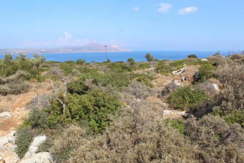 Kokkino Chorio Grundstück mit offenem Meerblick Grundstück kaufen